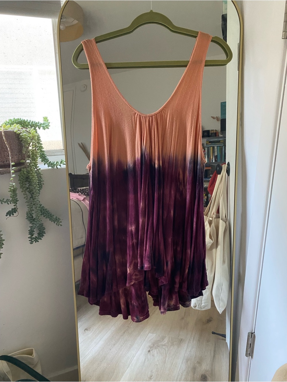We The Free Peach to Plum Ombre Swing Tunic